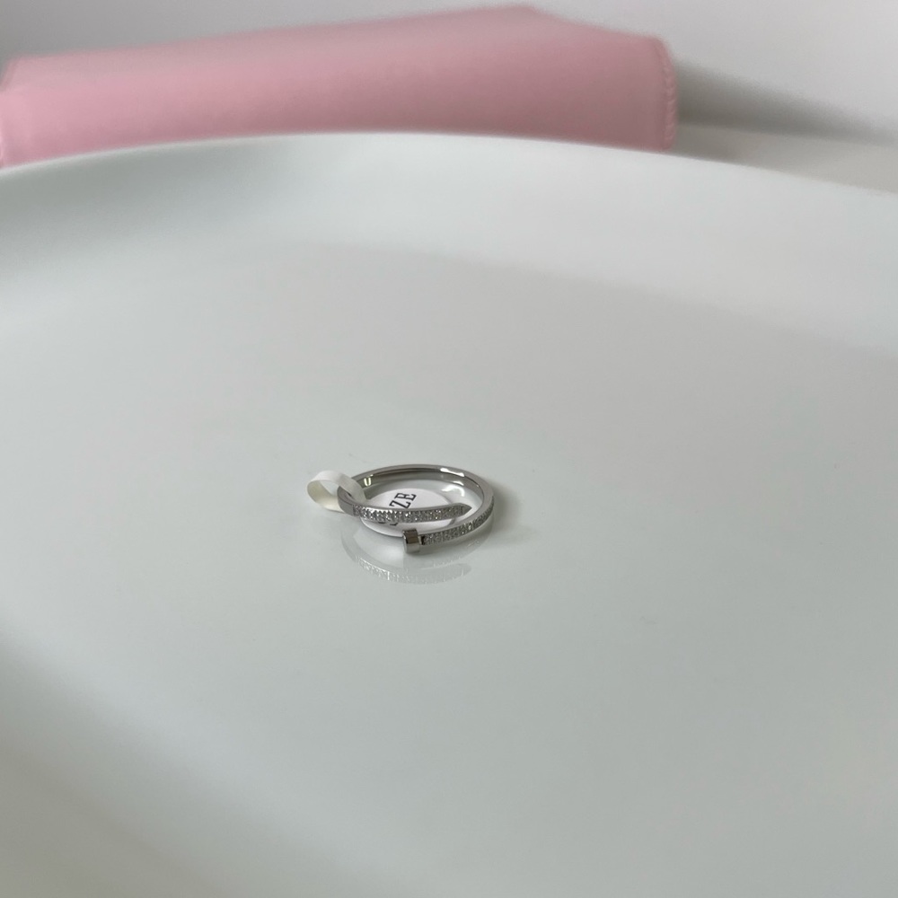 Ring clavo, Silver gold plated